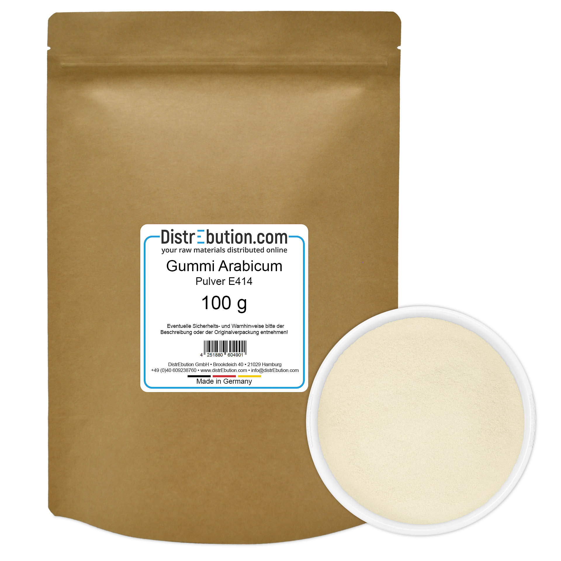 Gum arabic powder E 414 100 g