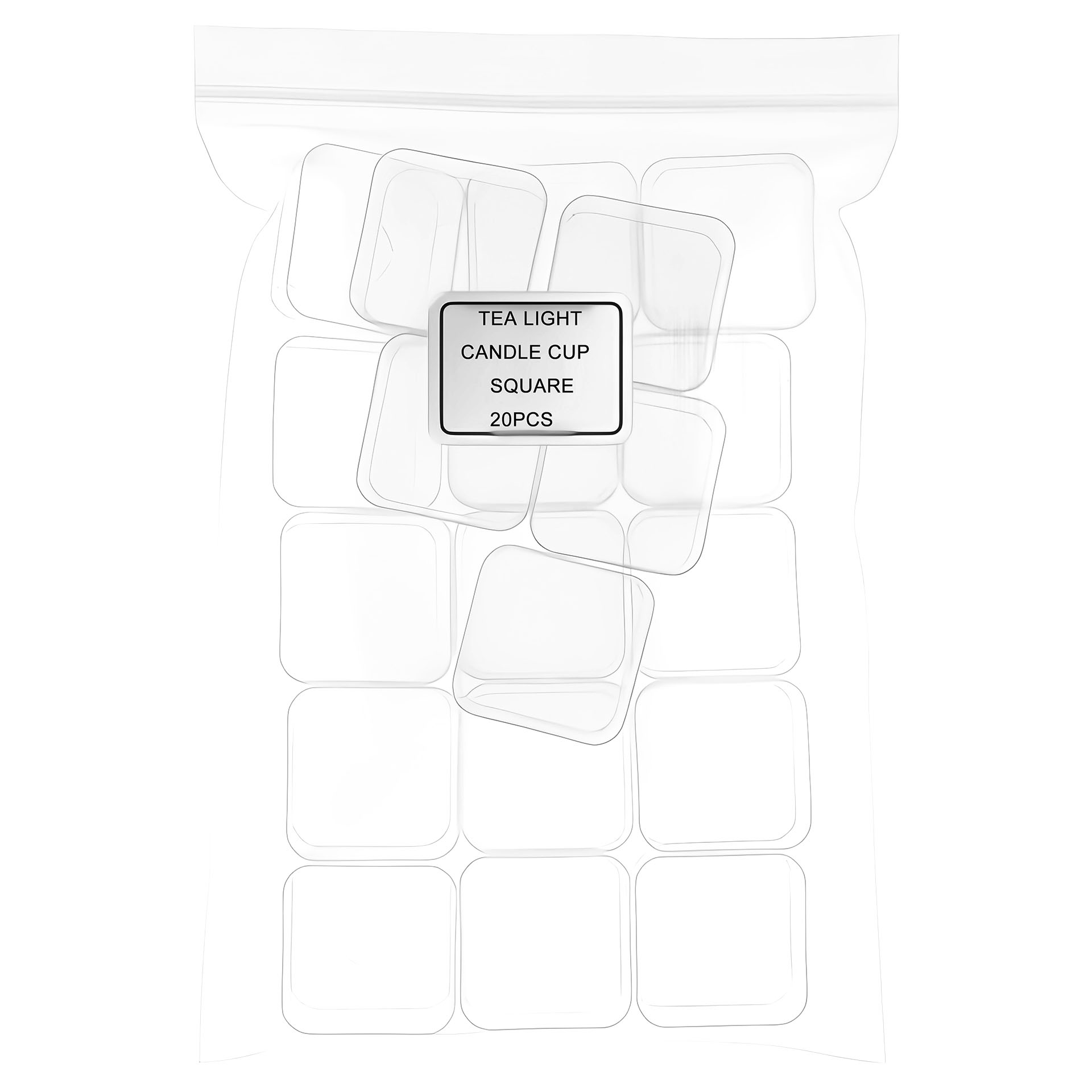 Tealight Cup – Square (20pcs)