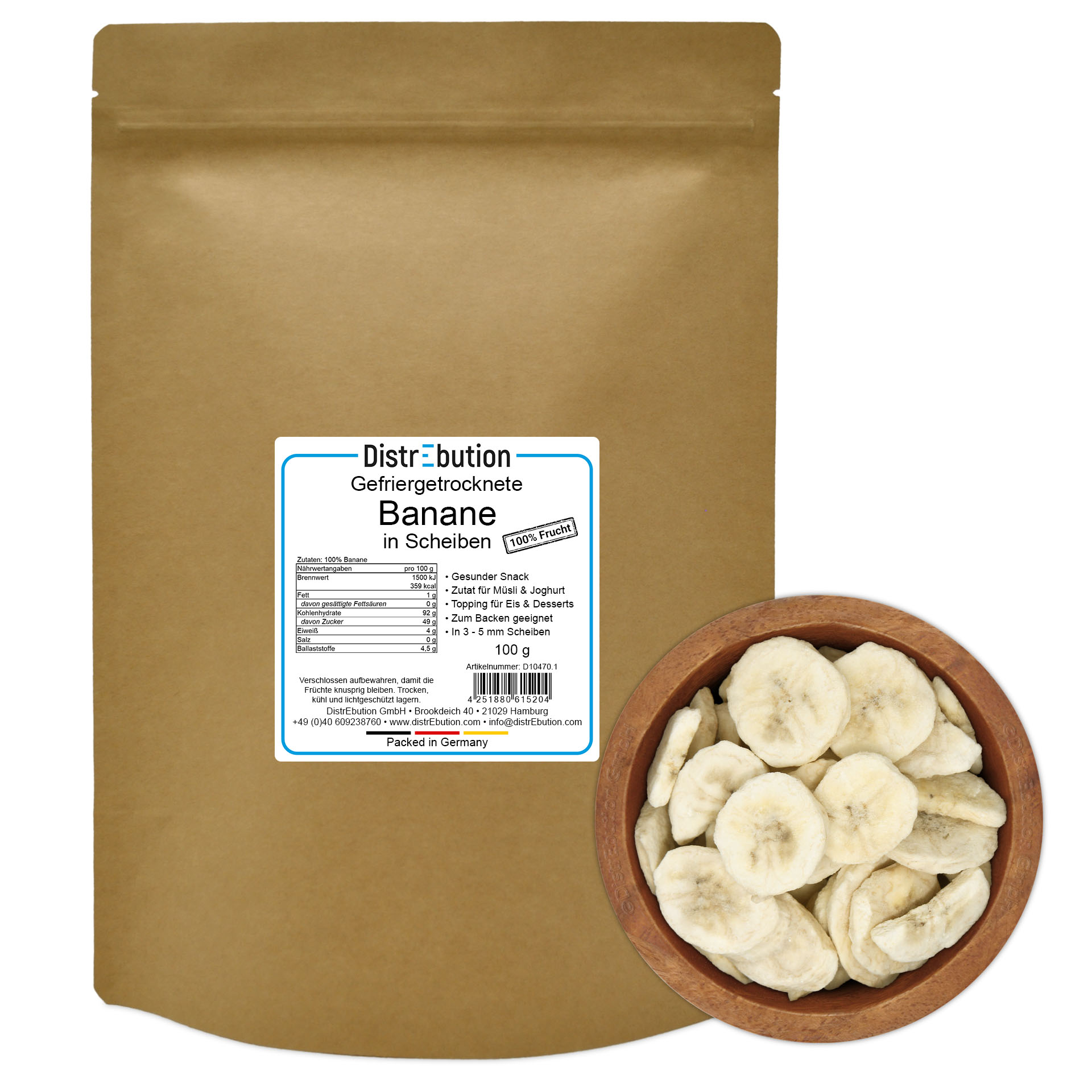 Freeze-Dried Banana Slices