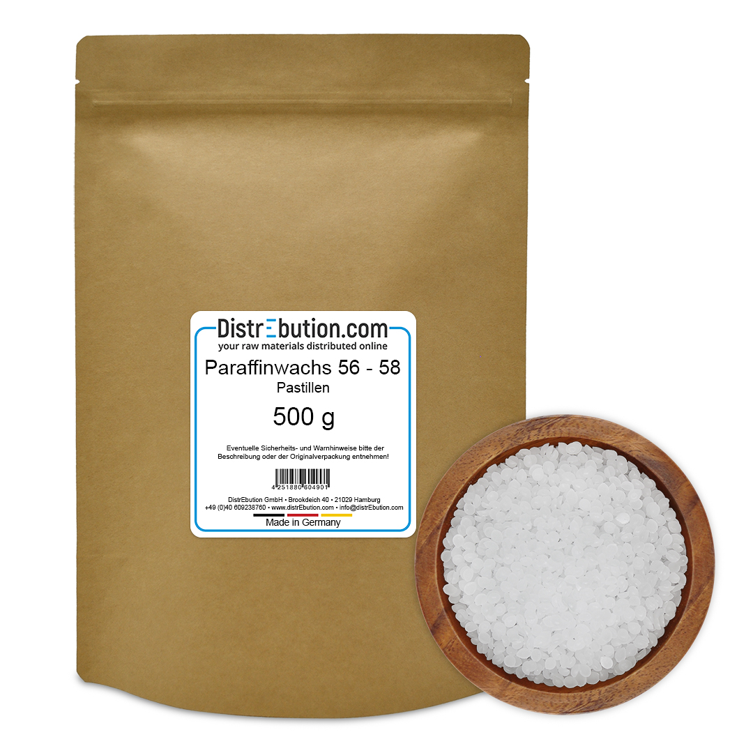 Paraffin Wax Pastilles 56 - 58°C Refined 500 g