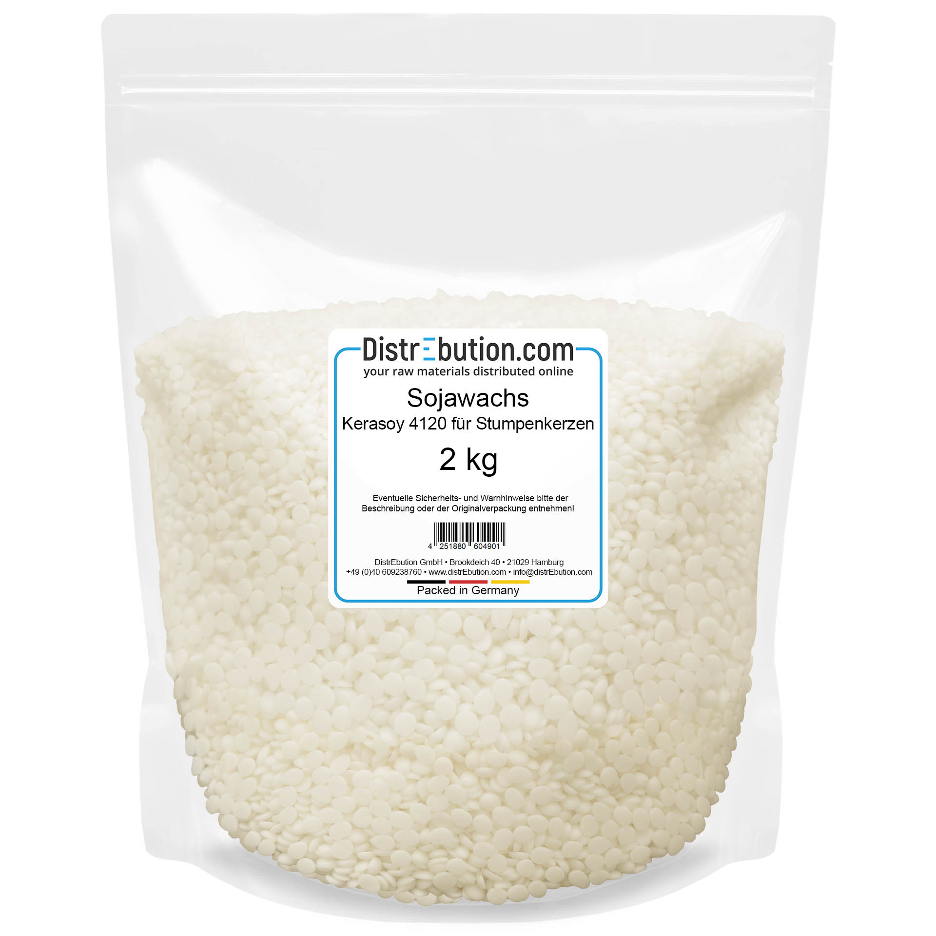Sojawachs Kerasoy 4120 für Stumpenkerzen 2 kg