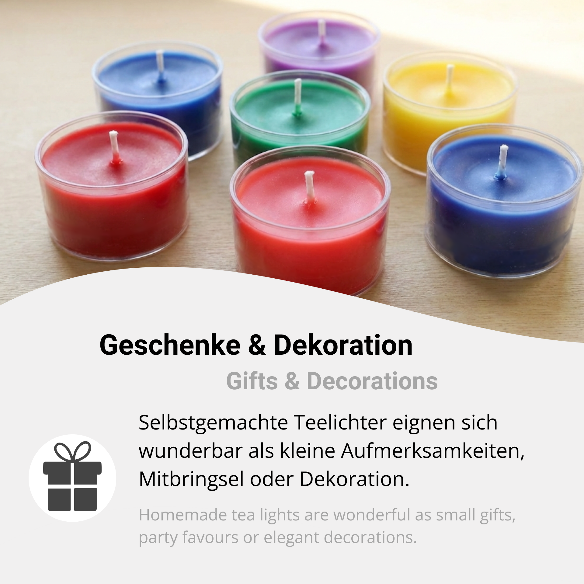 Tealight Cup – Tall (10pcs)