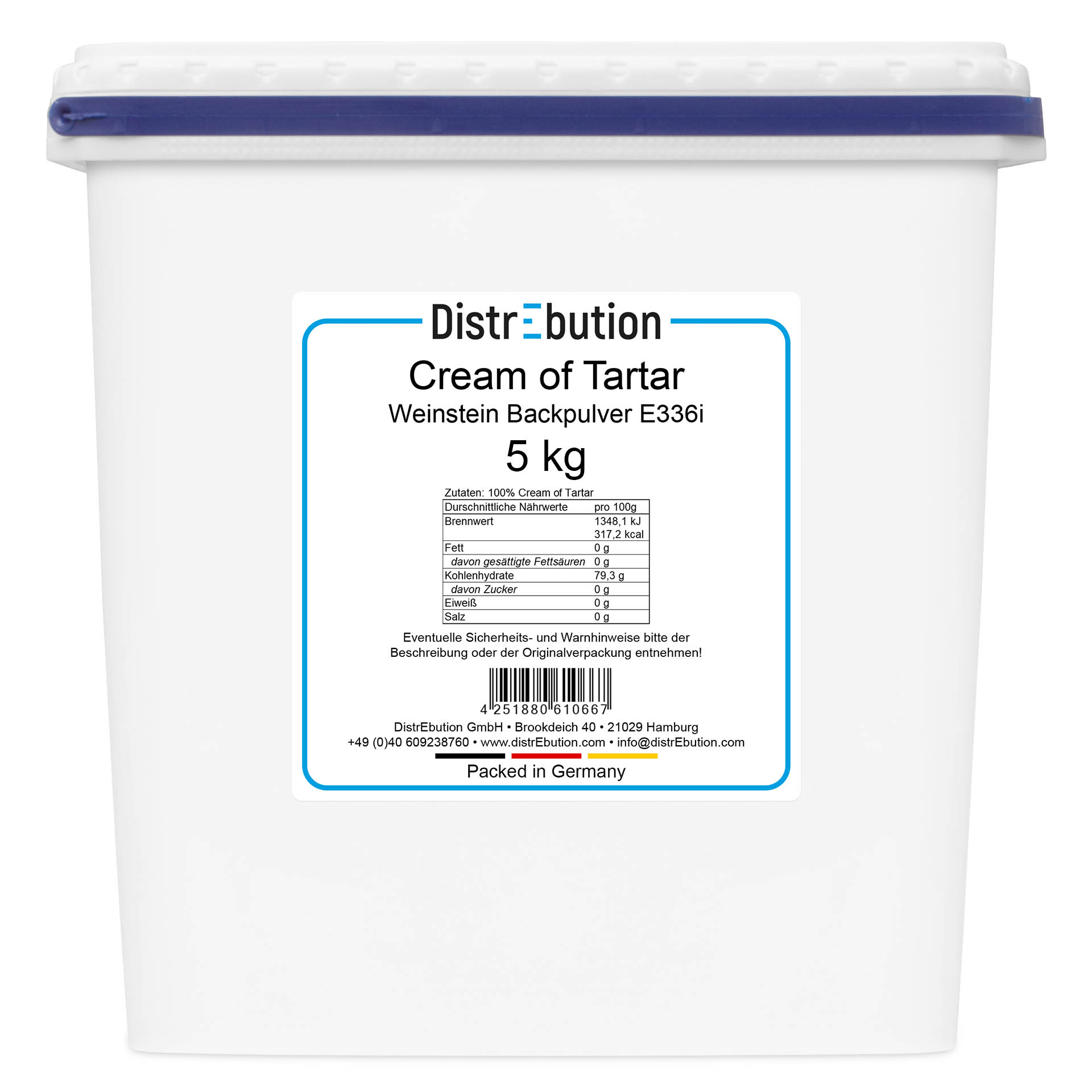 Cream of Tartar - Weinstein E 336i 5 kg
