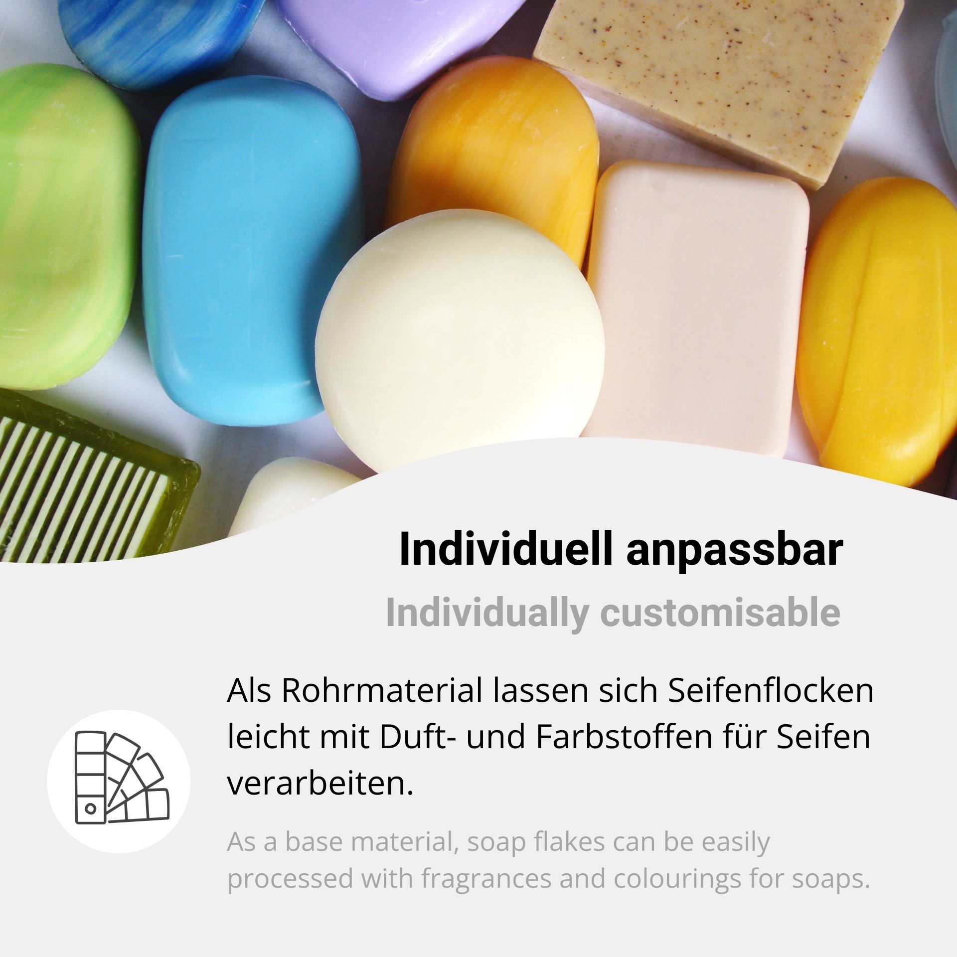 Soap Noodles, pflanzliche Seifennudeln