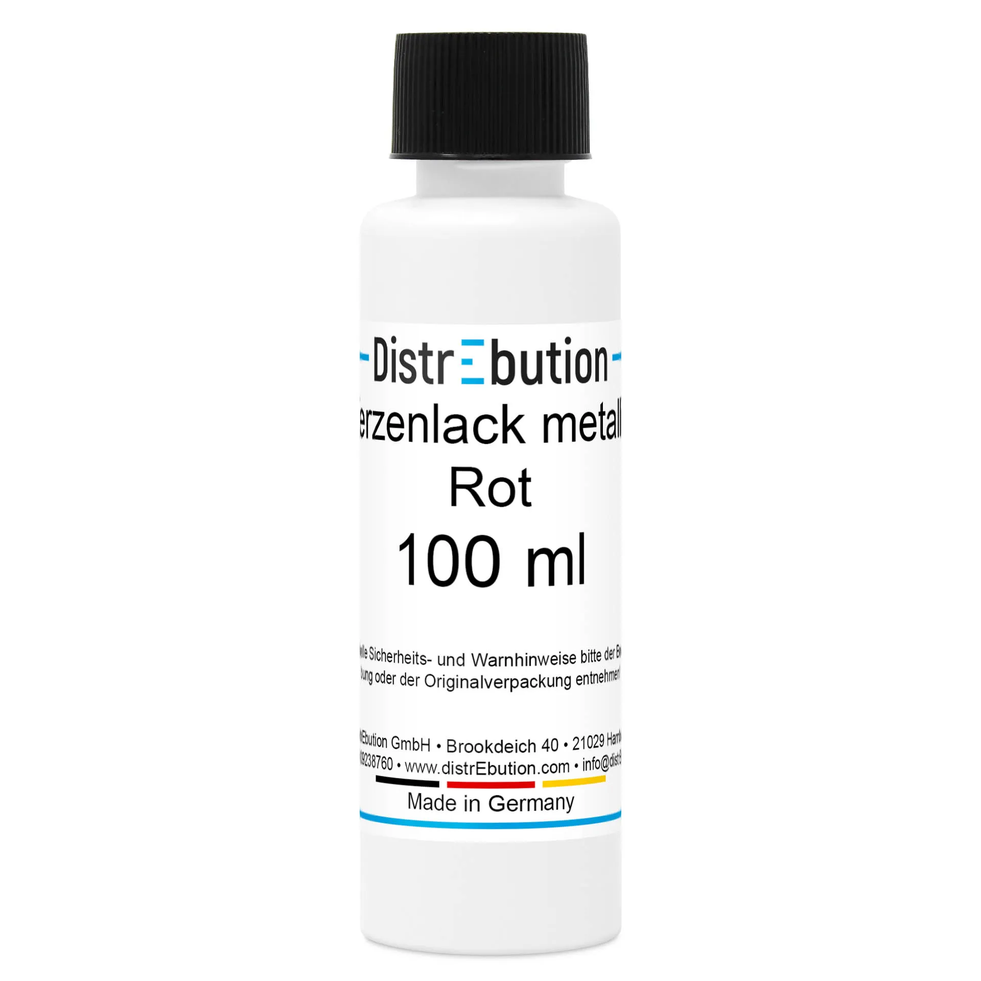 Kerzenlack metallic glänzend wasserlöslich Rot 100 ml