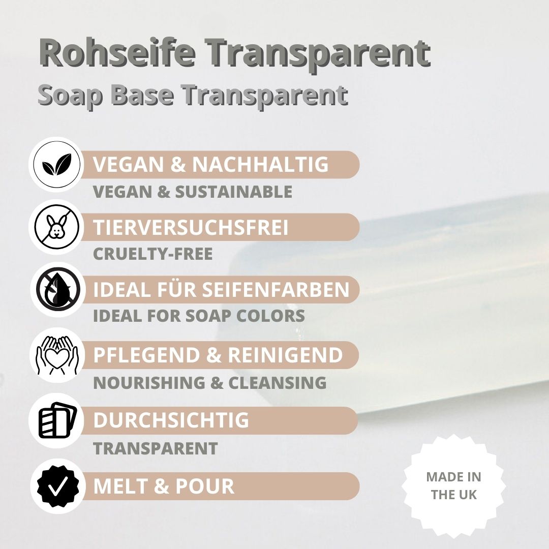 Glycerinseife - Rohseife Transparent