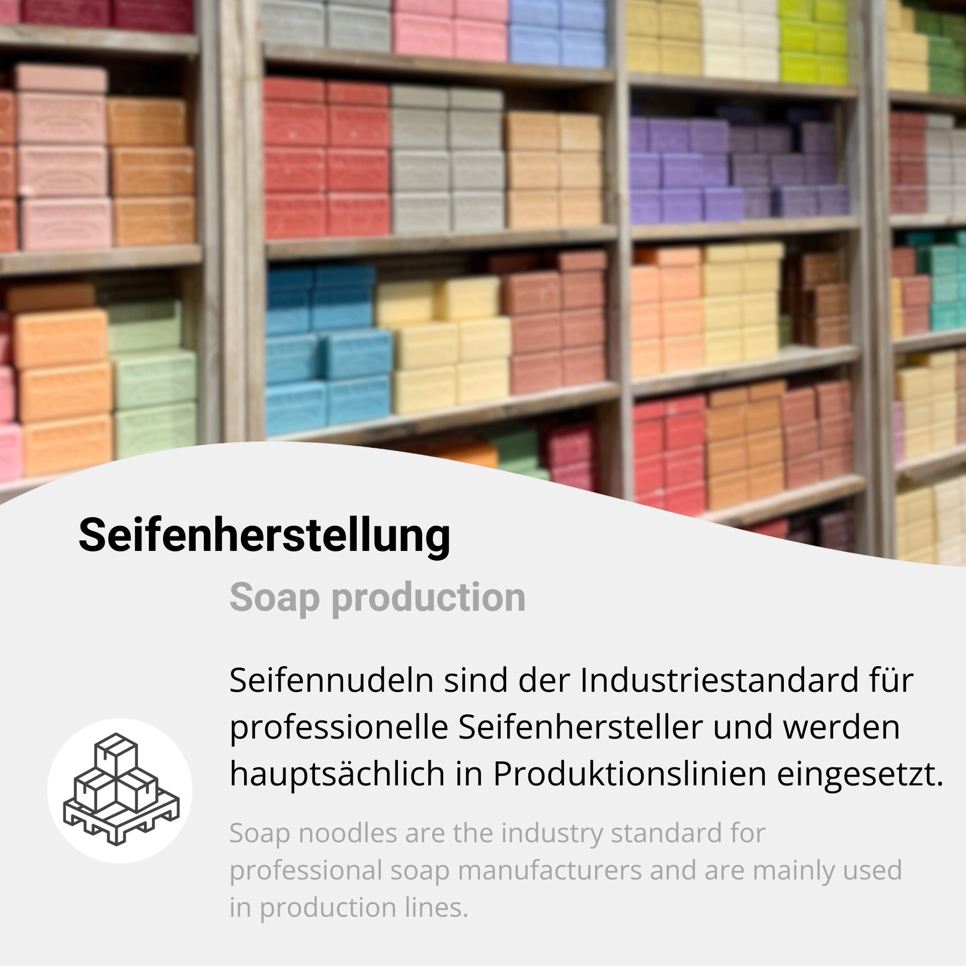 Soap Noodles, pflanzliche Seifennudeln