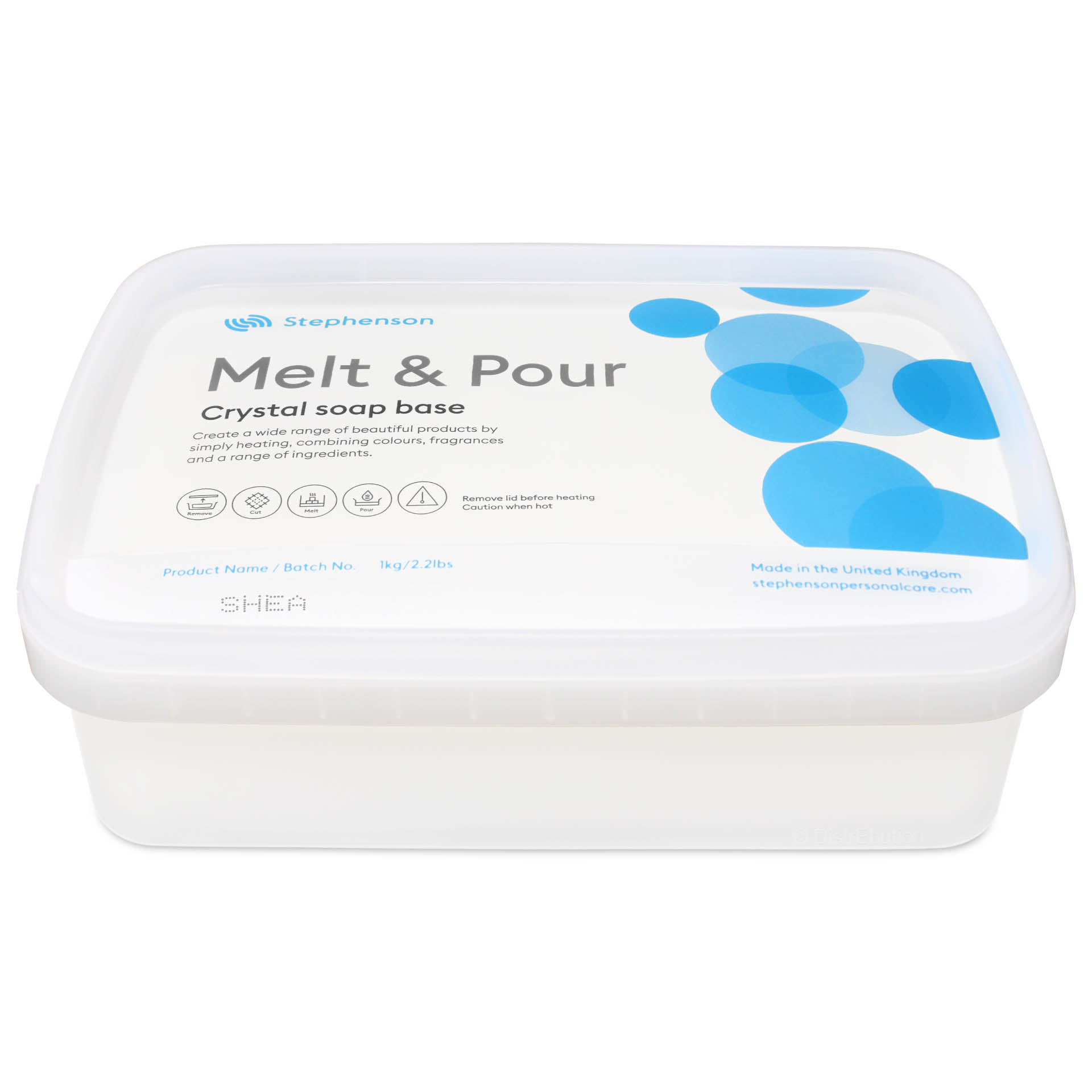 Shea Butter Melt and Pour Soap Base – White