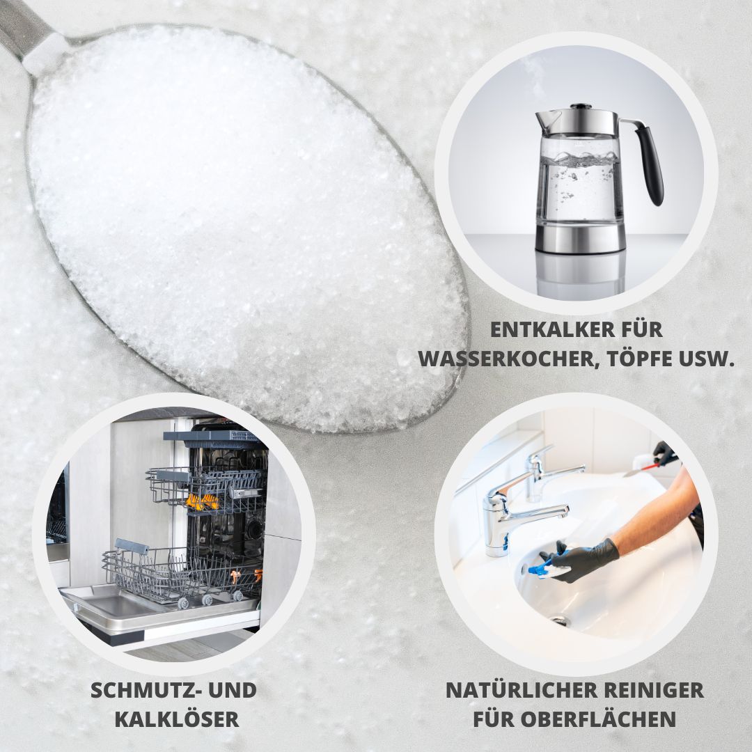 Citric acid for technical applications