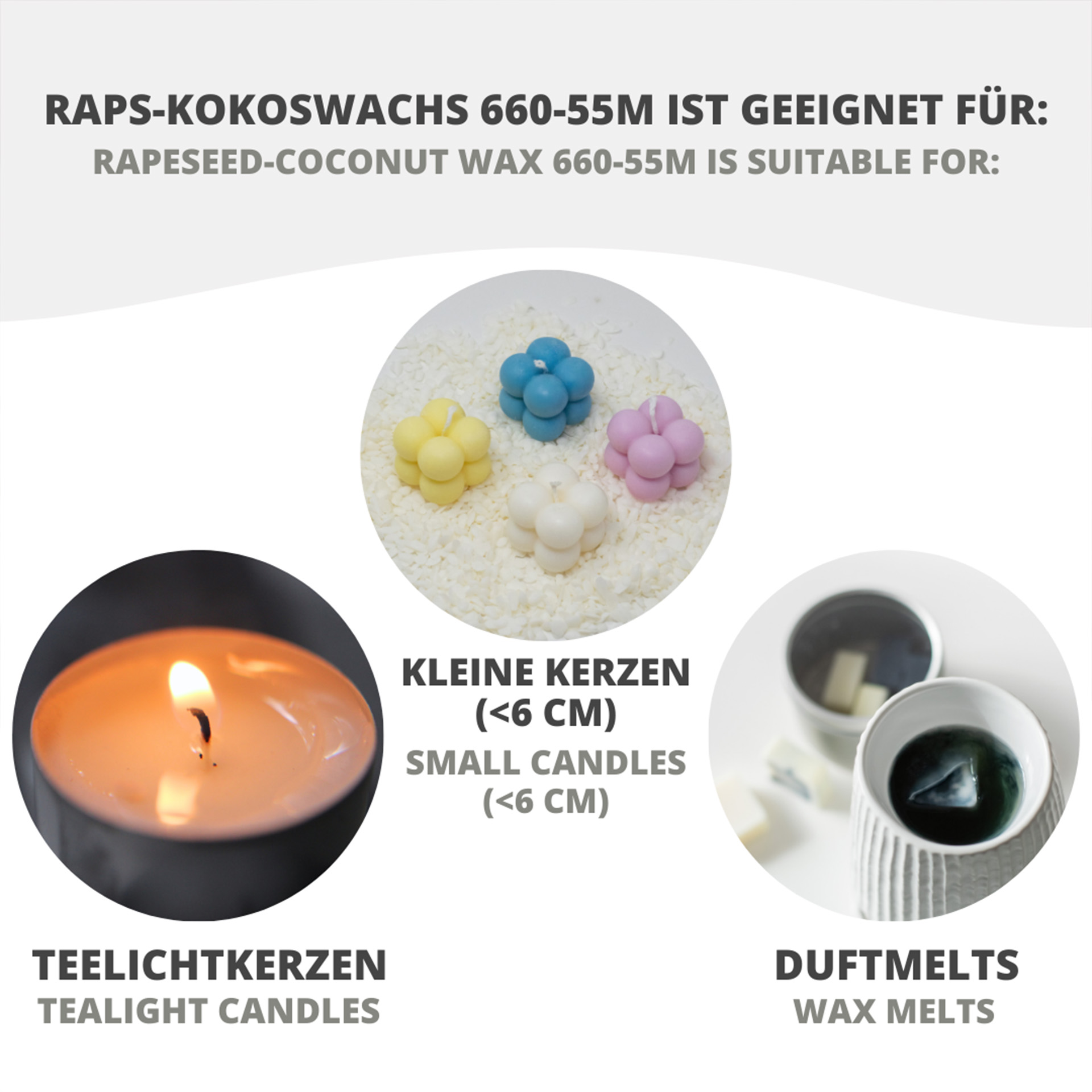 Raps-Kokoswachs NatureWax® 660-55M