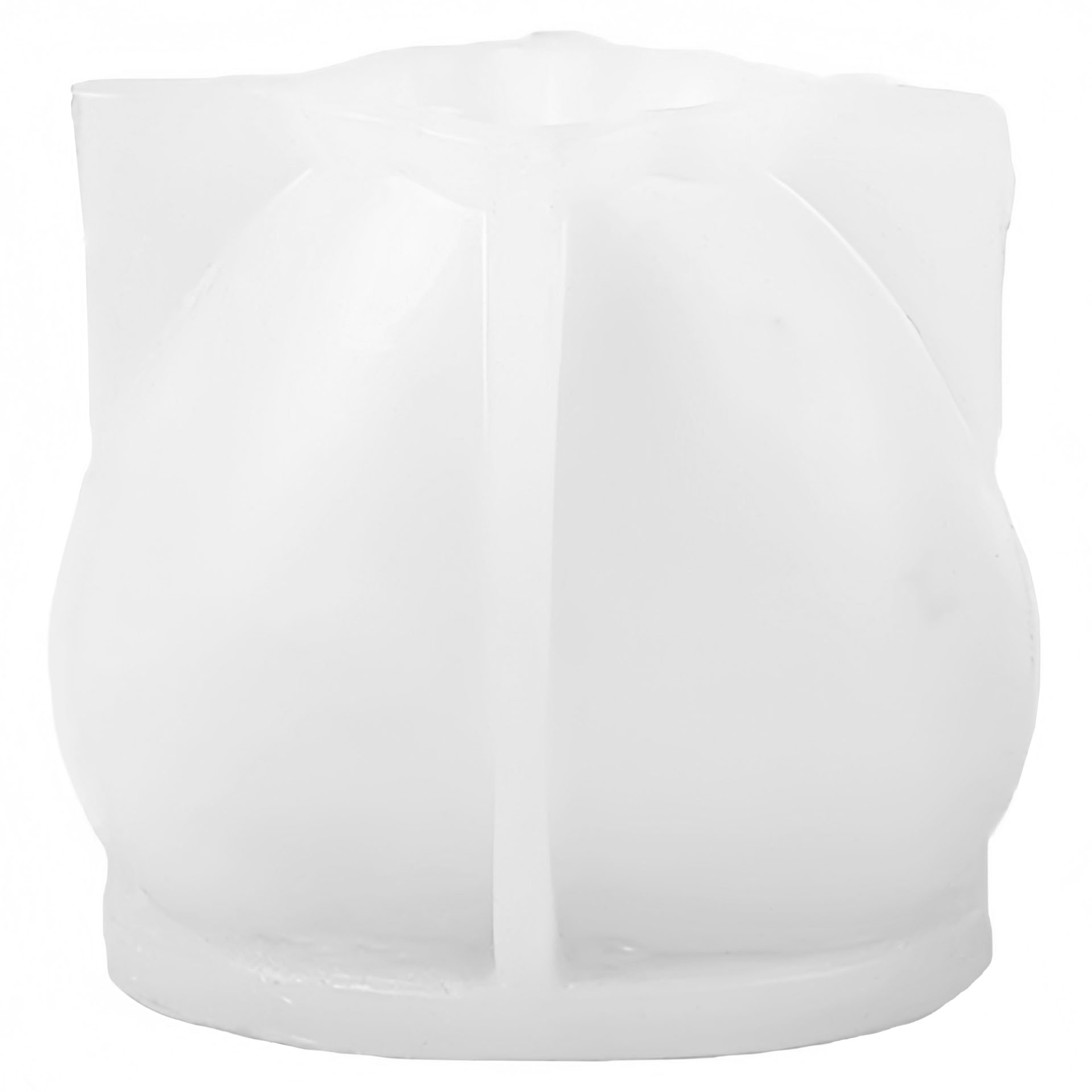 Rose heart candle mould
