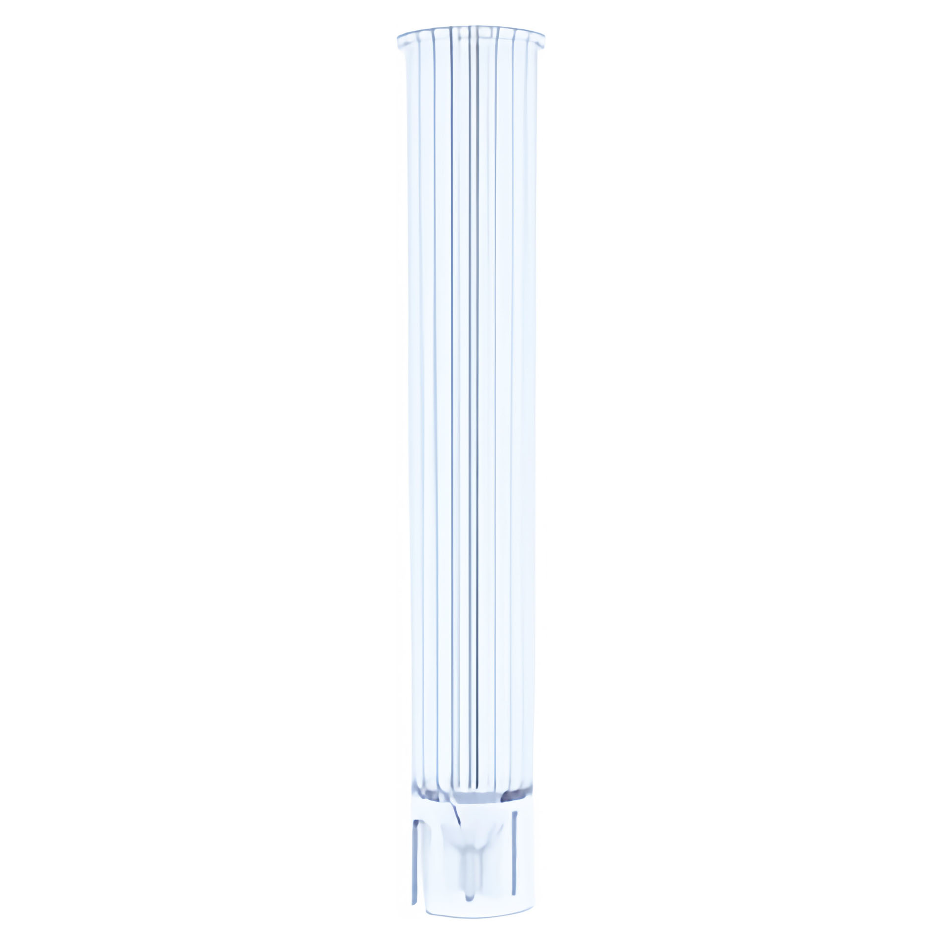 Ribbed small taper candle mould
