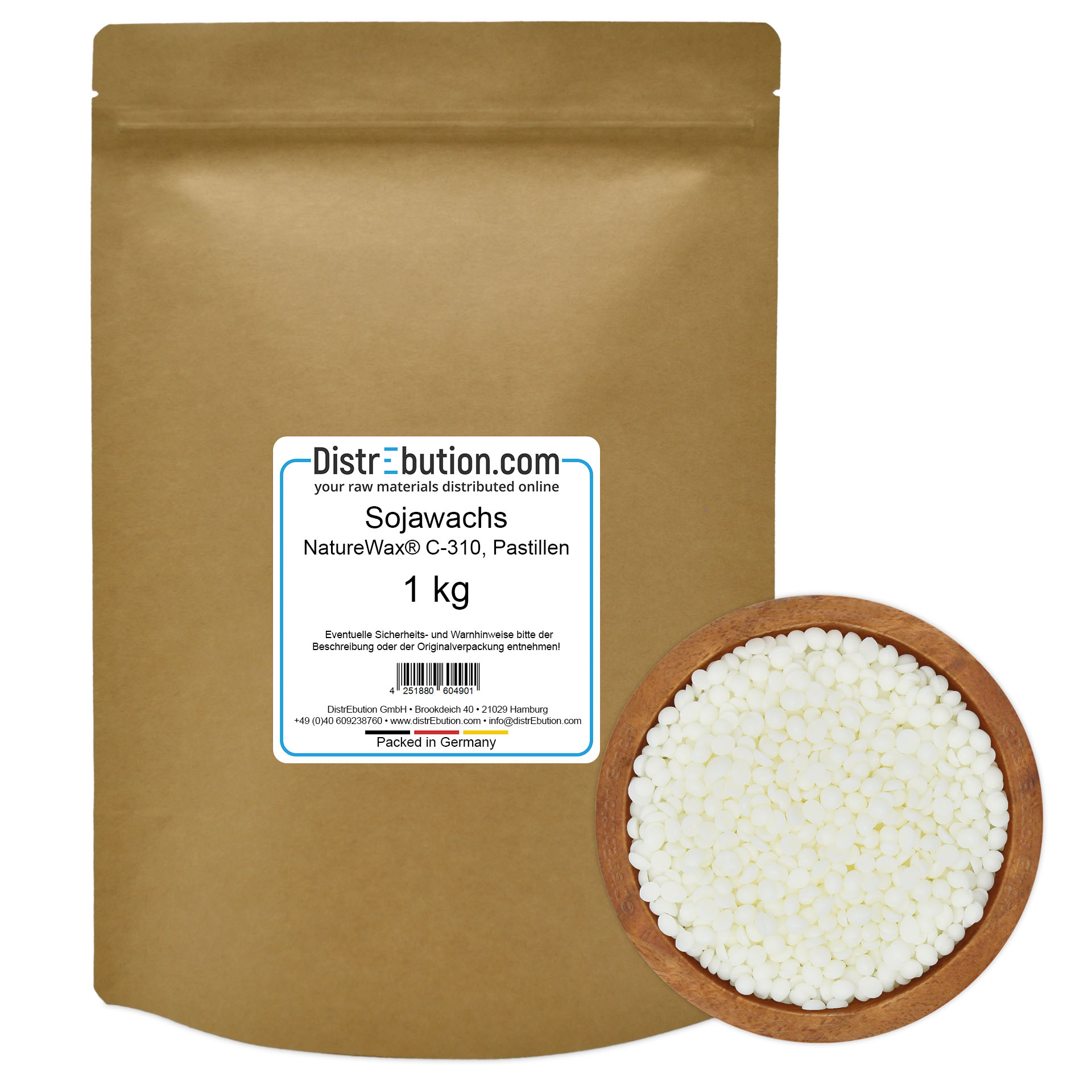 Soy wax pastilles - NatureWax® C-310 1 kg