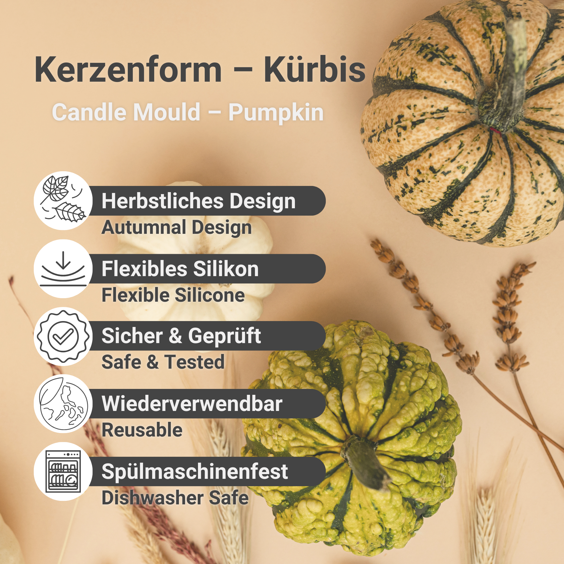 Benefits of our pumpkin candle mould