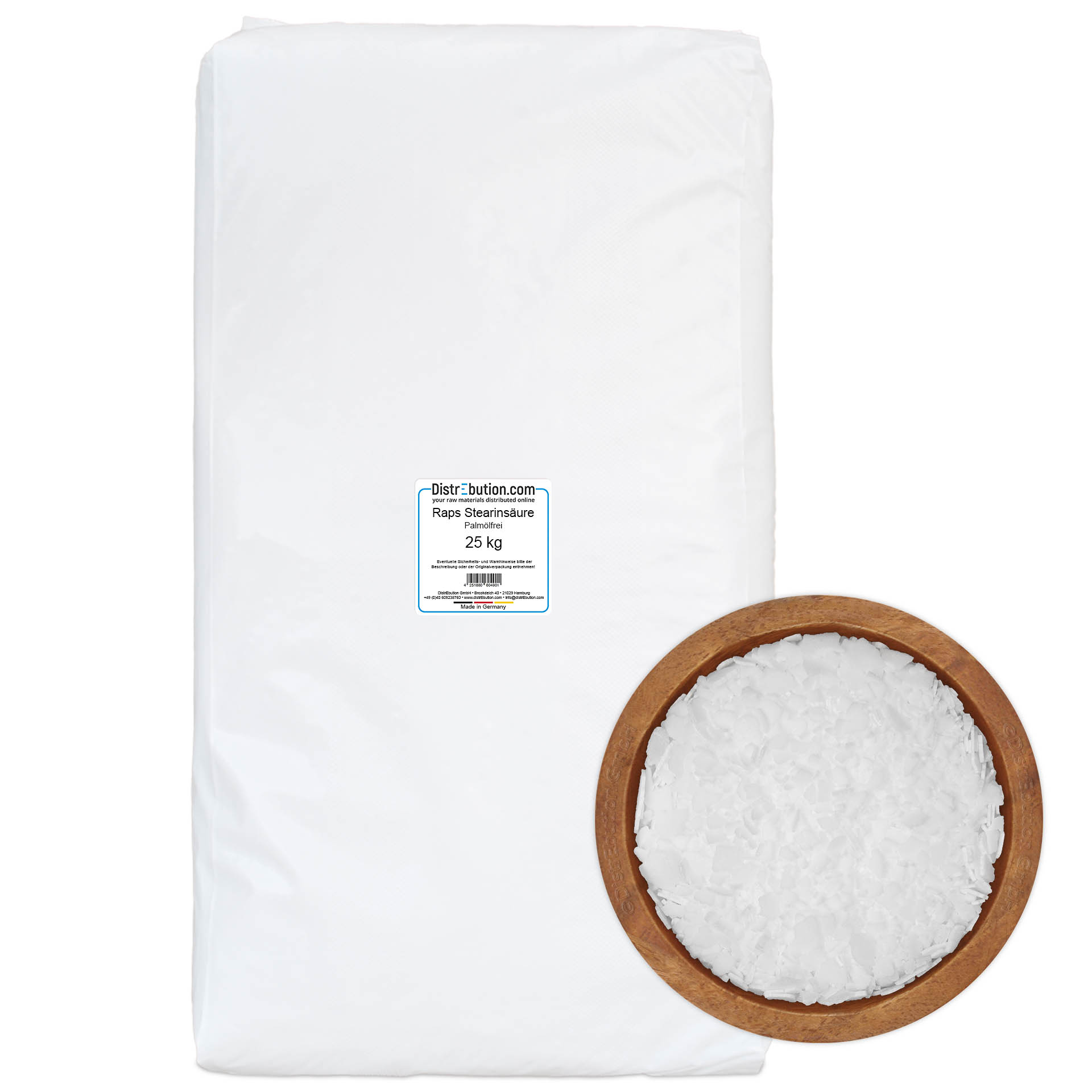 Rapeseed stearic acid palm oil free 25 kg