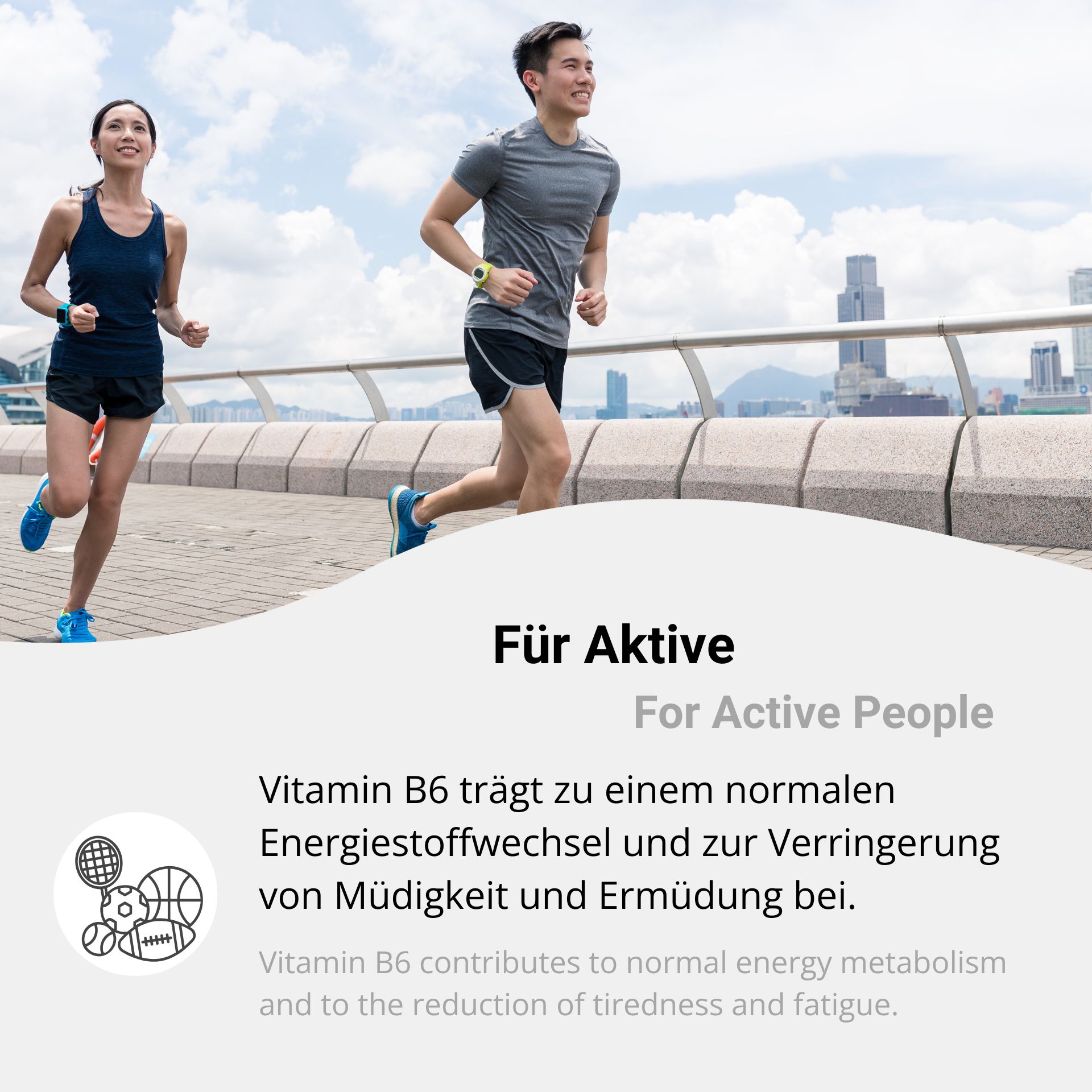 Vitamin B6 for athletes and active people