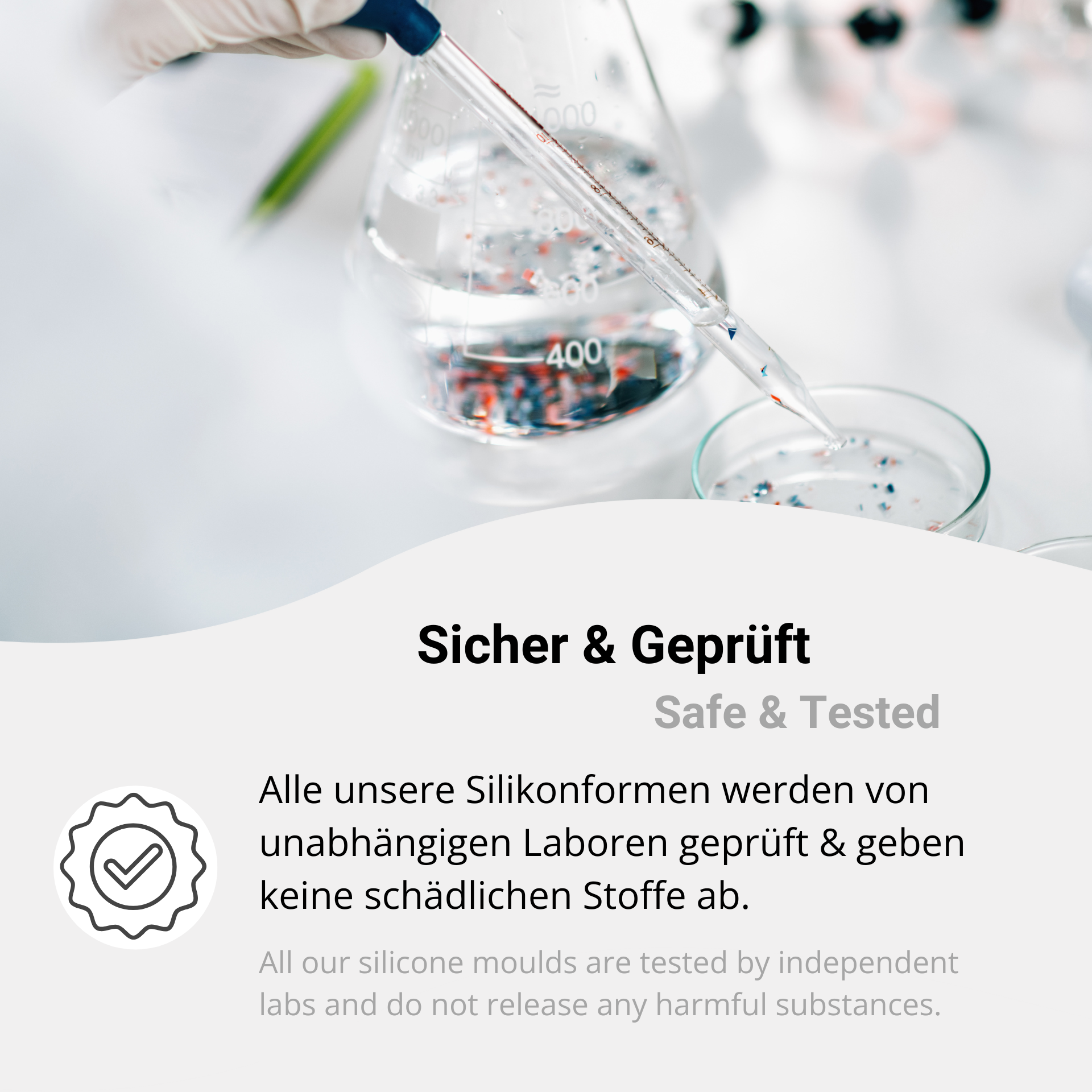 Laboratory tested, free from harmful substances