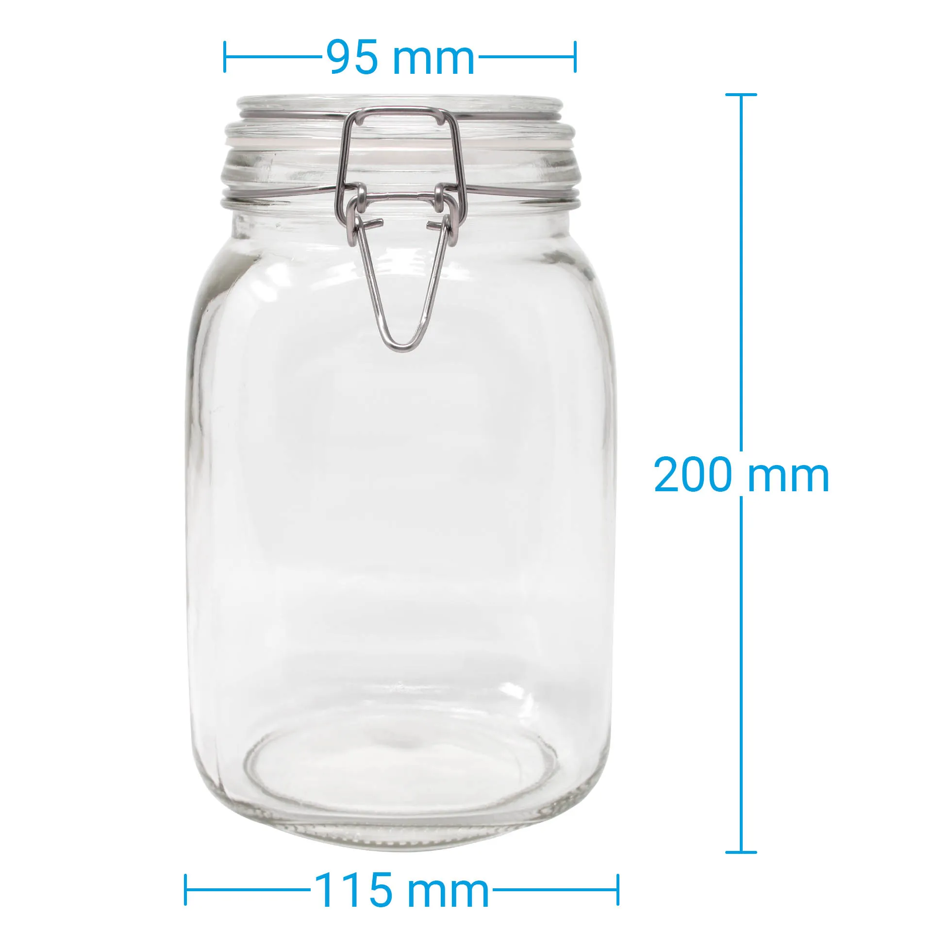 Drahtbügelglas 1500 ml