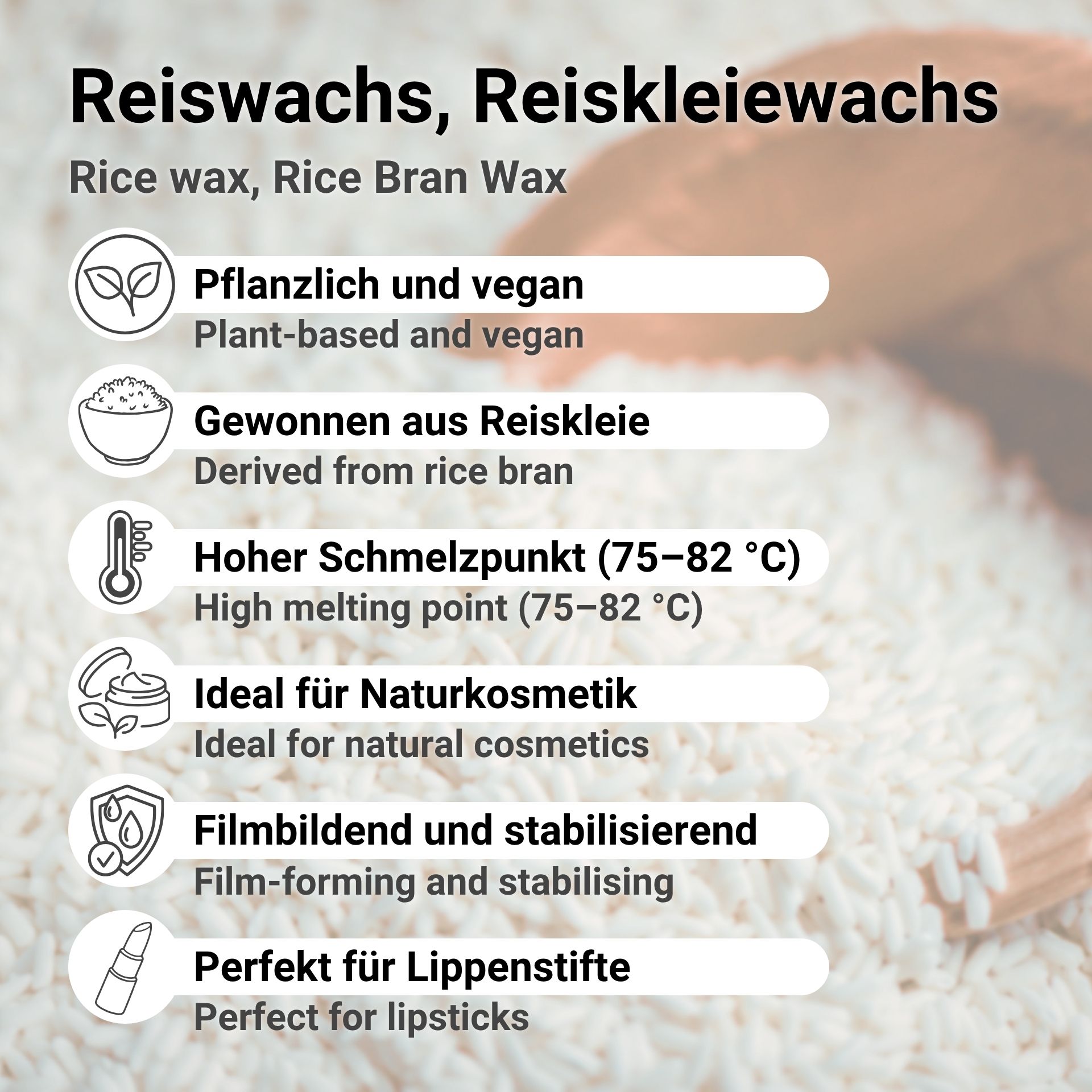Rice wax, Rice Bran Wax