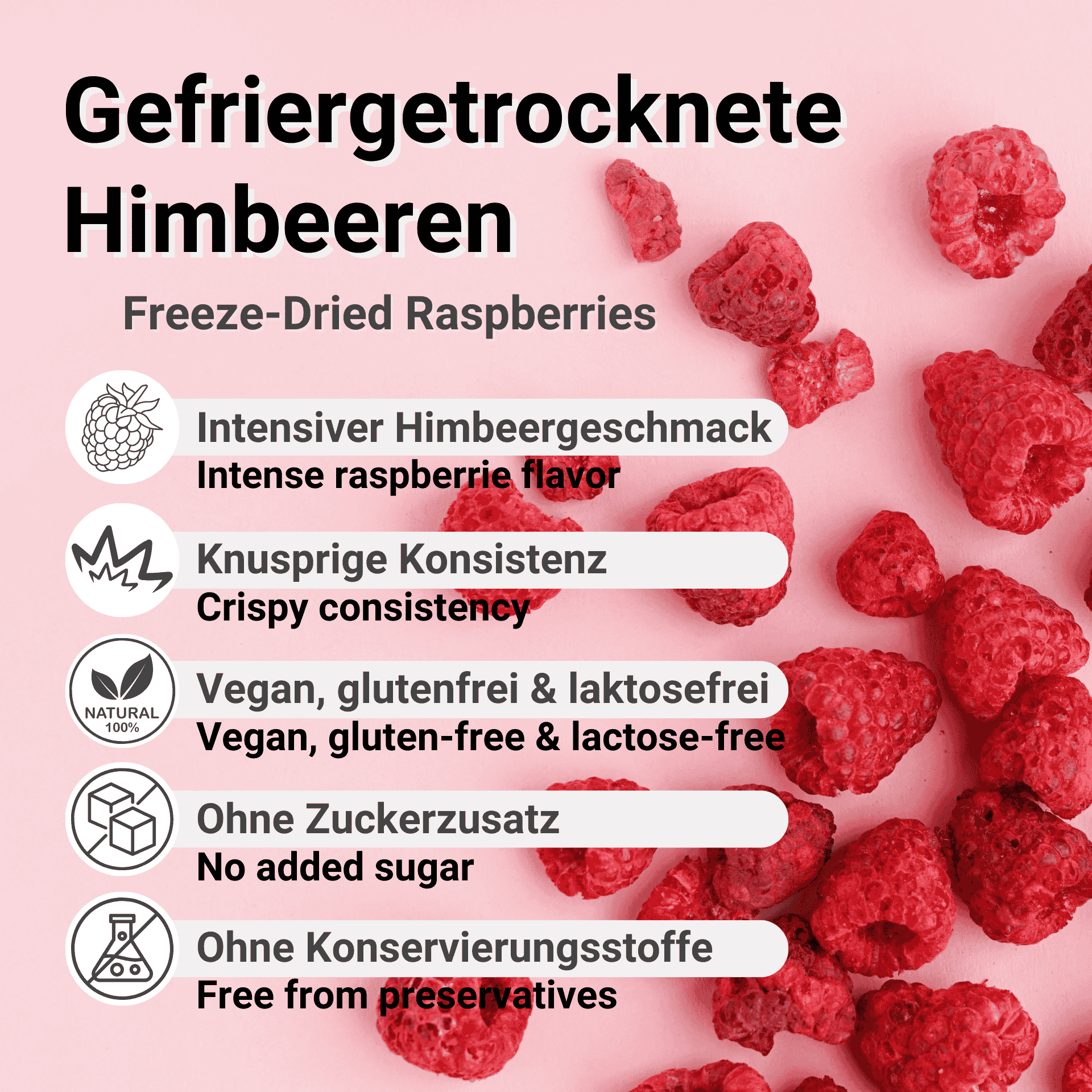 Freeze-Dried Raspberries