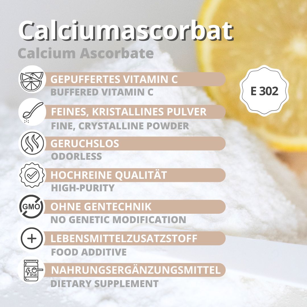 Buffered Vitamin C - Calcium Ascorbate E 302