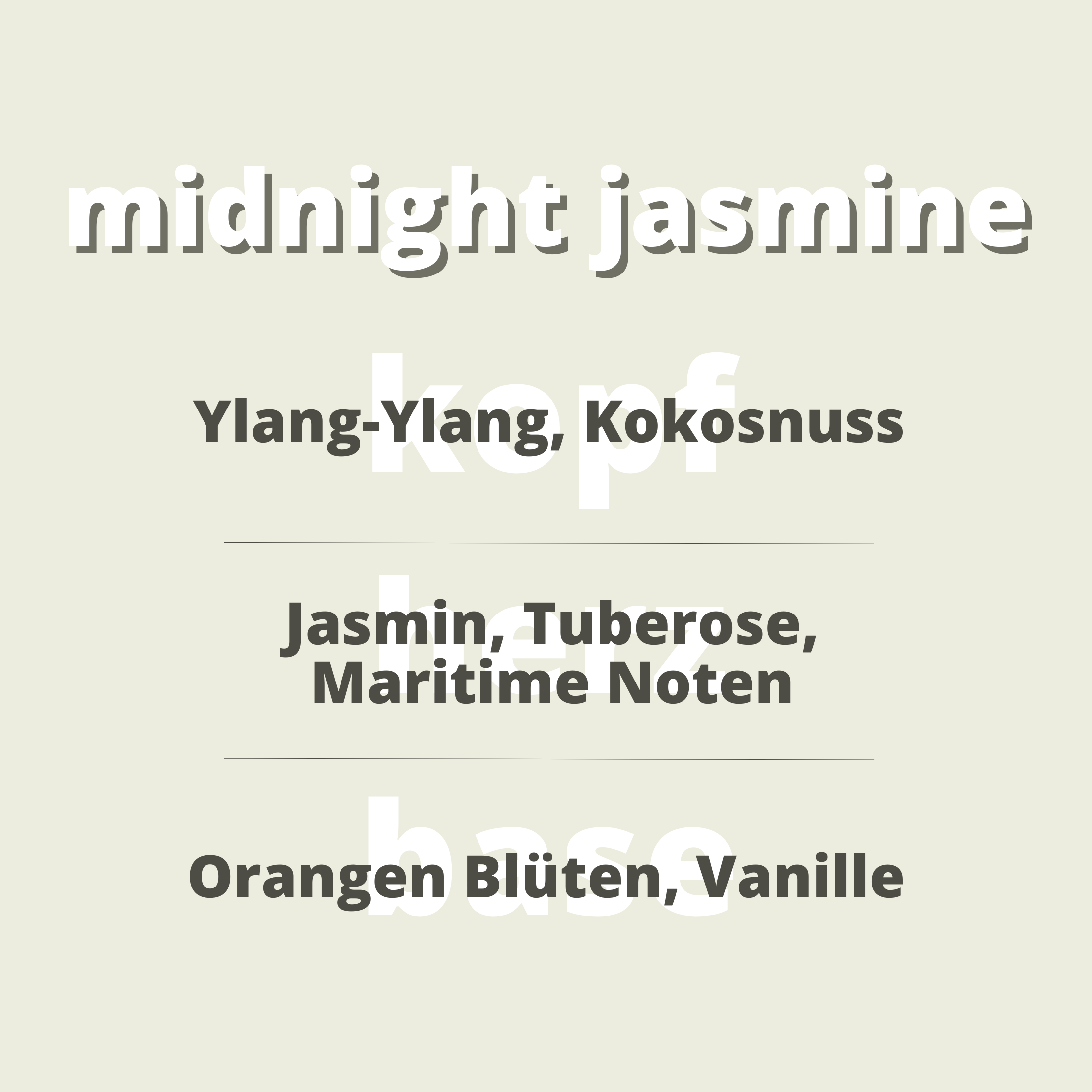 Fragrance notes Midnight Jasmine