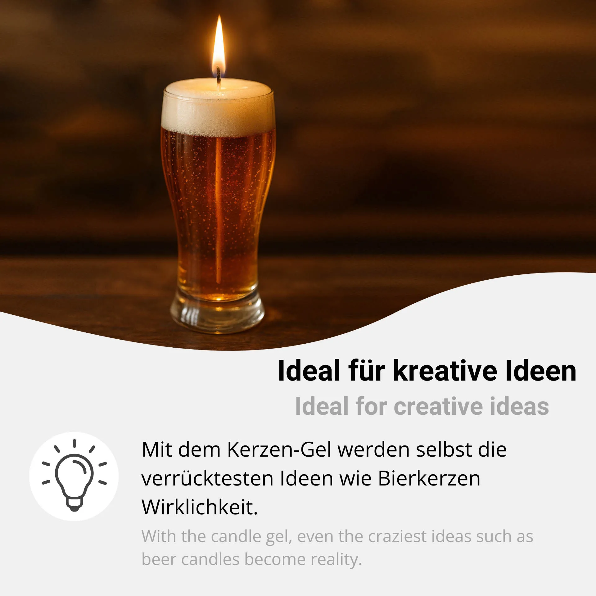 Kerzen-Gel transparent kaufen » Kristallklares Kerzenwachs