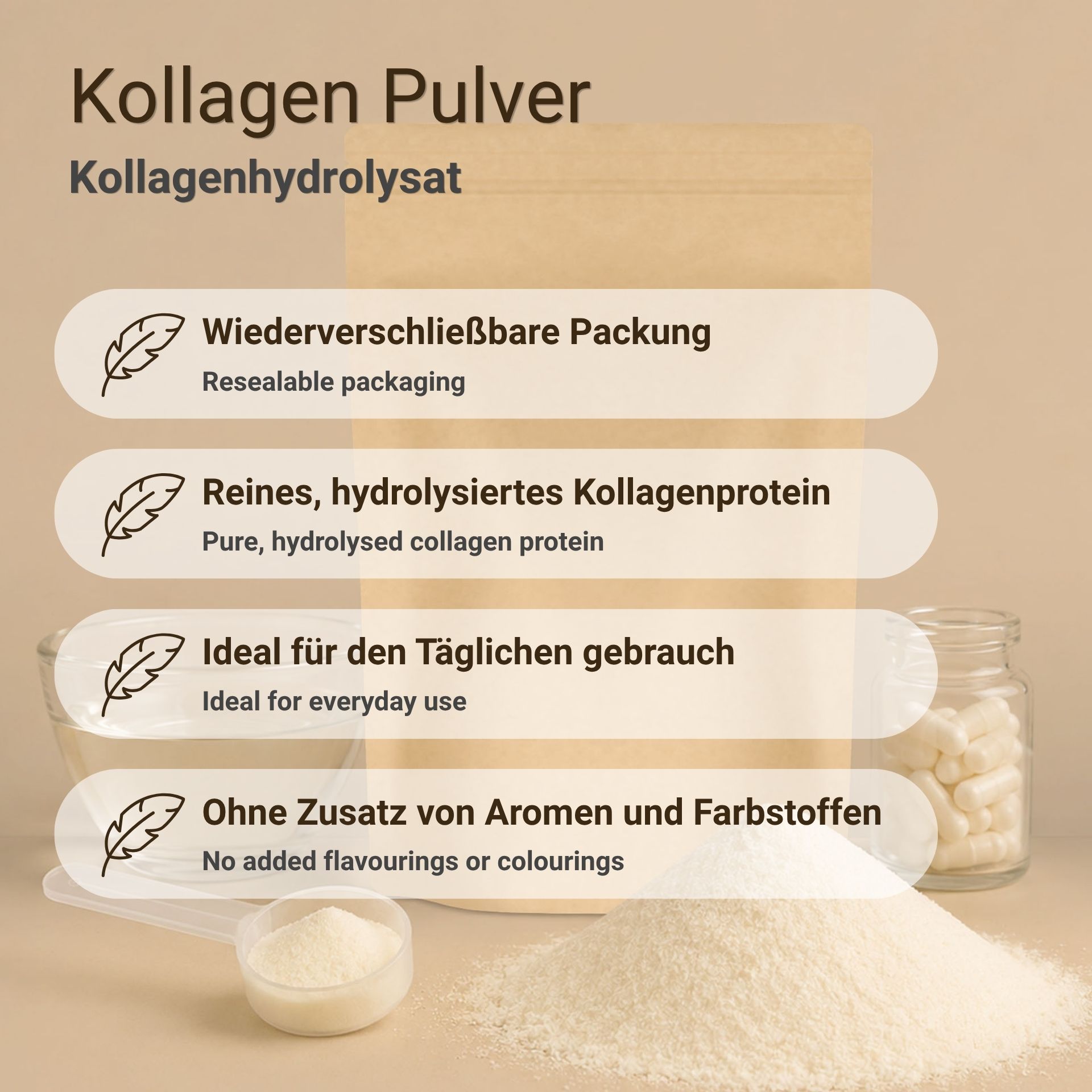 Collagen Powder, Collagen Hydrolysate – Hydrolysed Collagen Protein