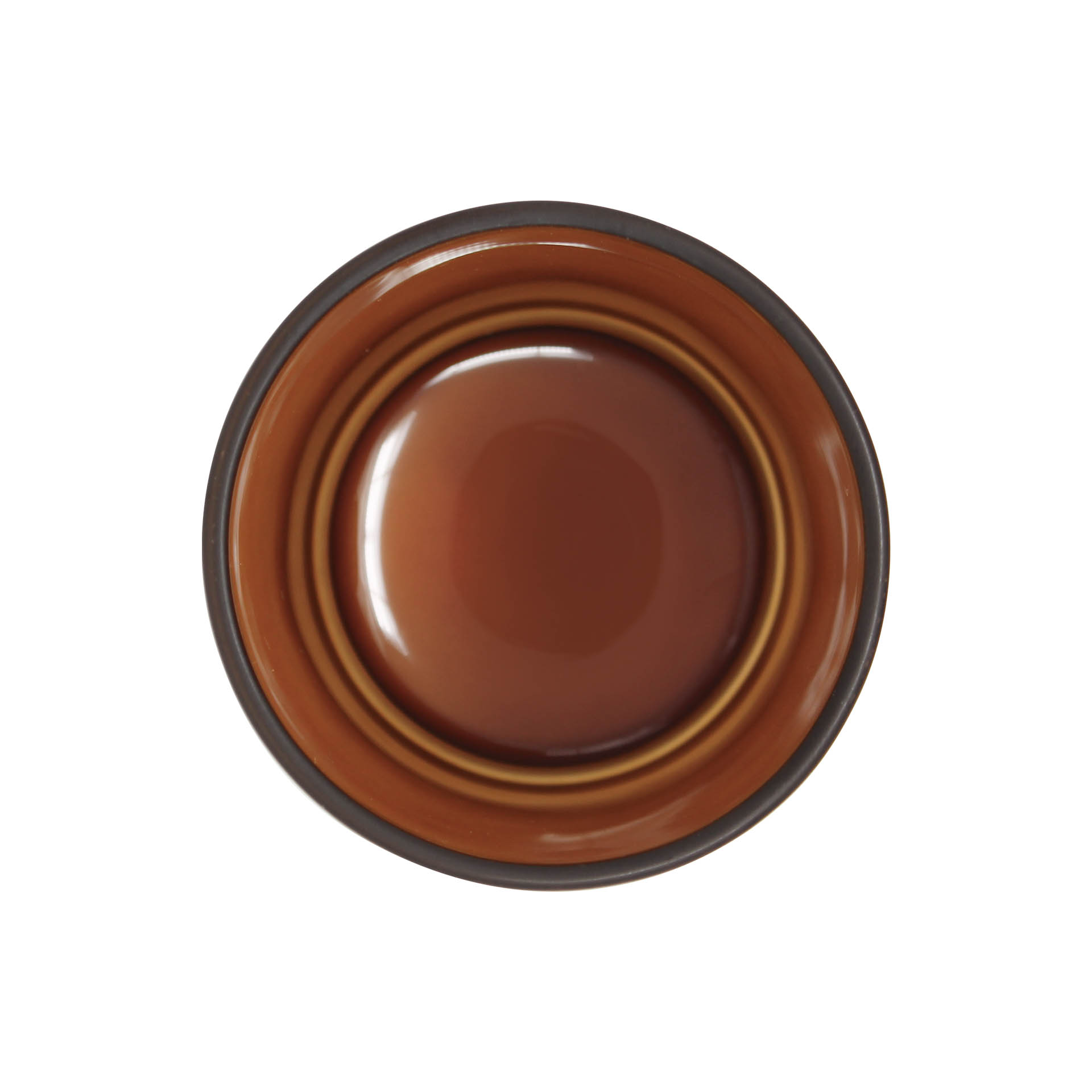Glass Candle Jar Amber Matte 200 ml