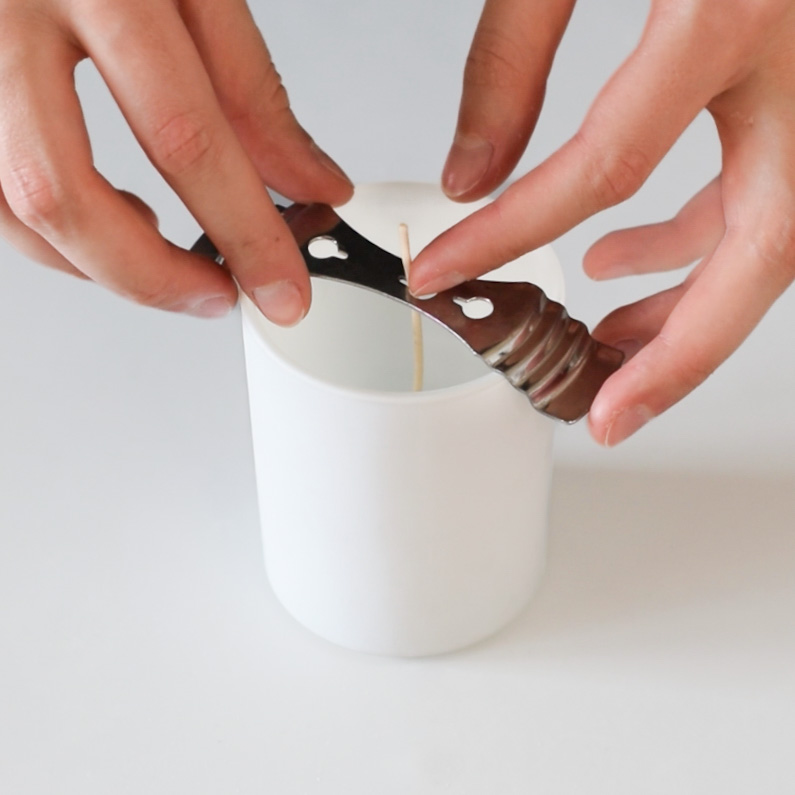 Stainless steel wick holder