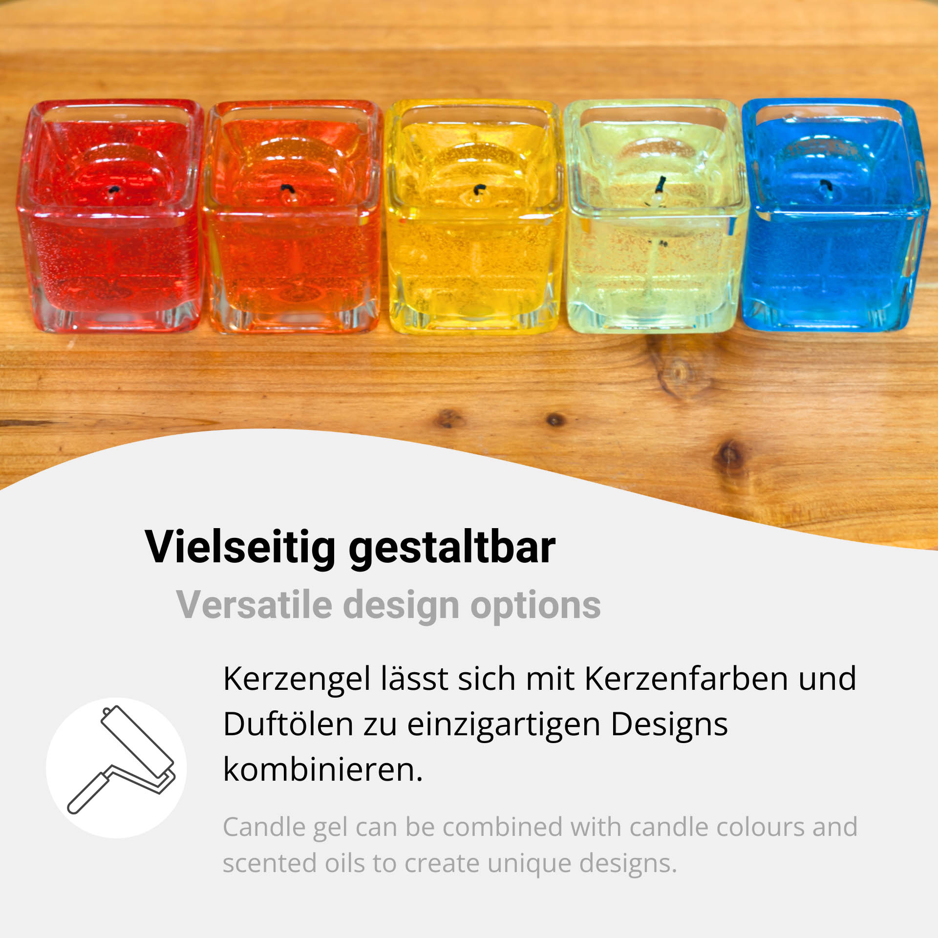 Transparent Candle Gel – Crystal-Clear Gel Wax for Candle Casting