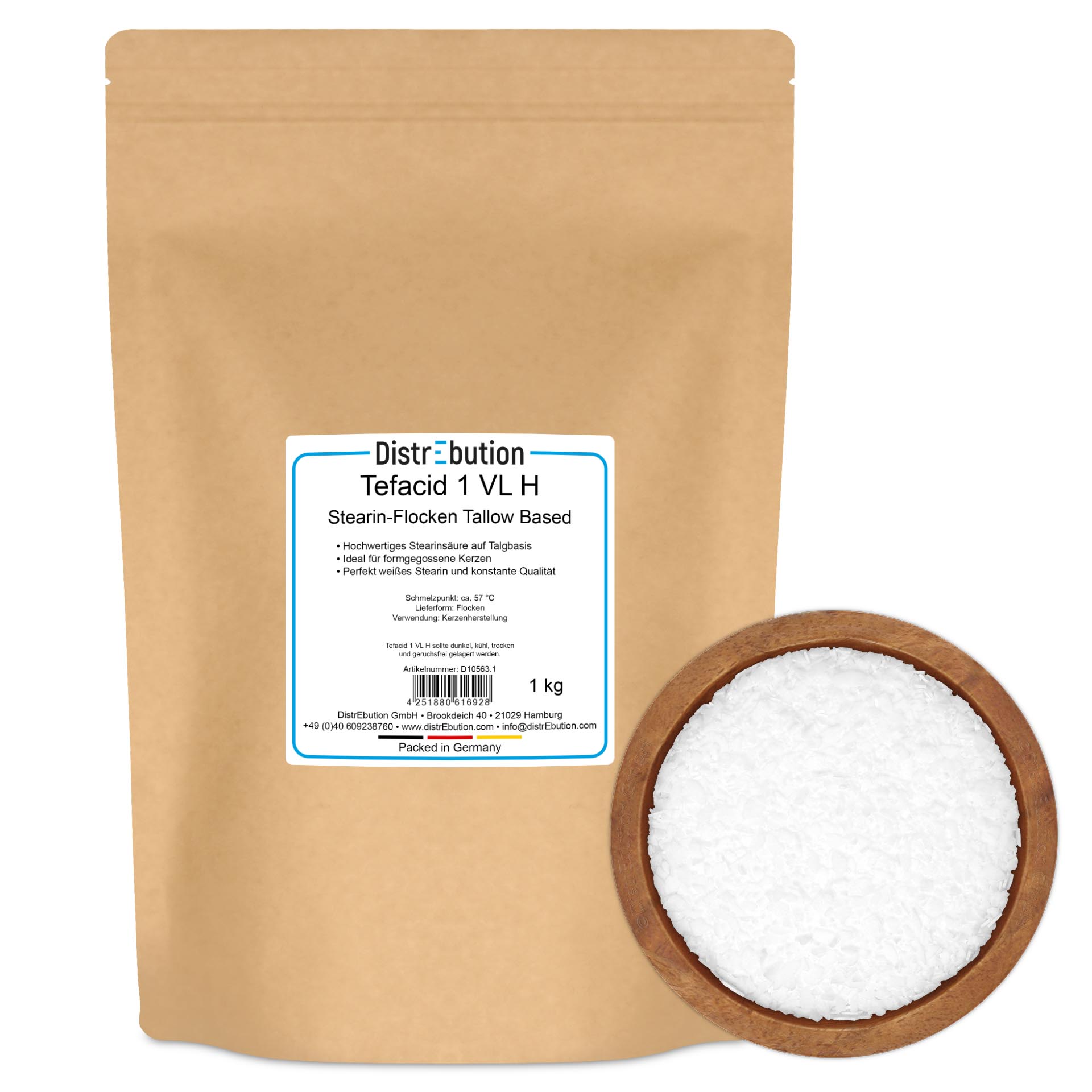 Tefacid 1 VL H Tallow-Based Stearin Flakes