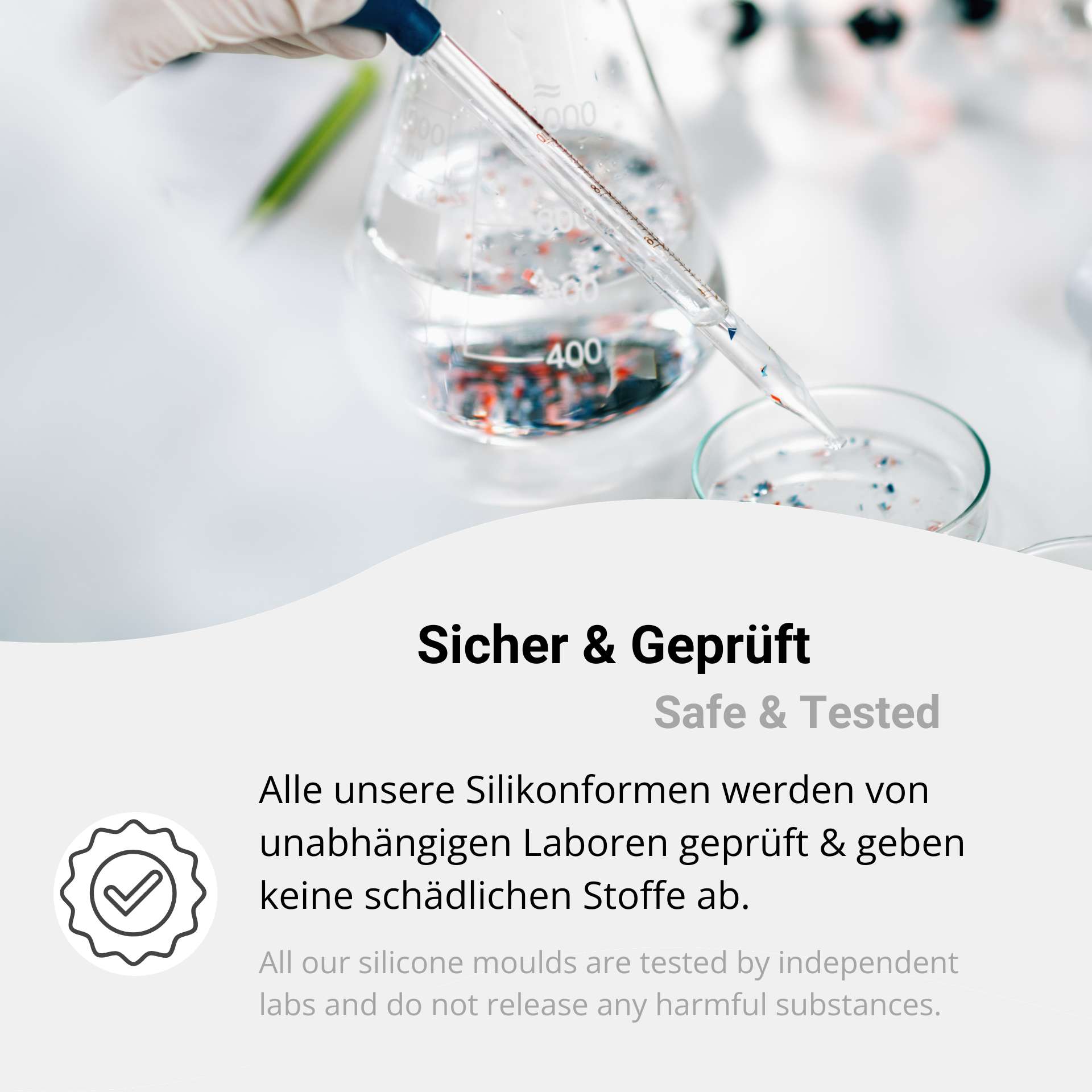 Safe silicone, independently tested