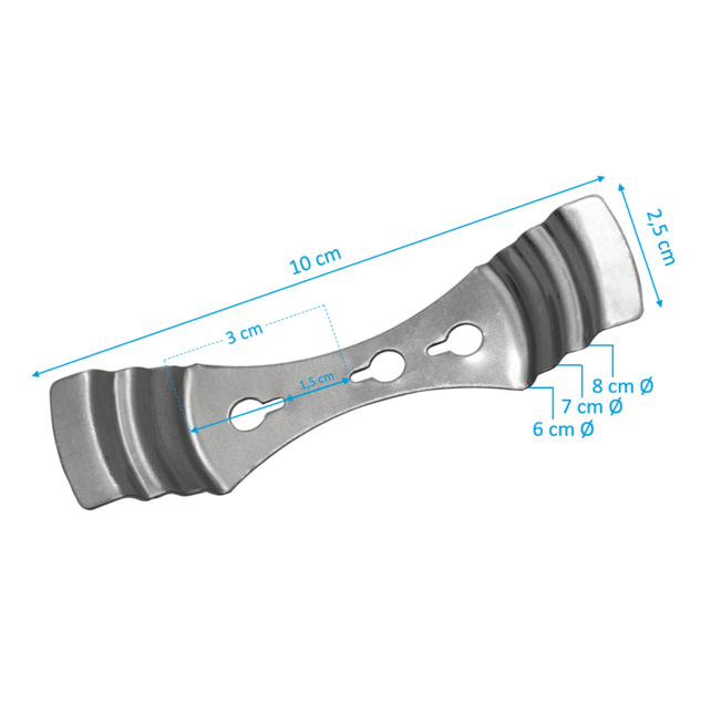 Stainless steel wick holder