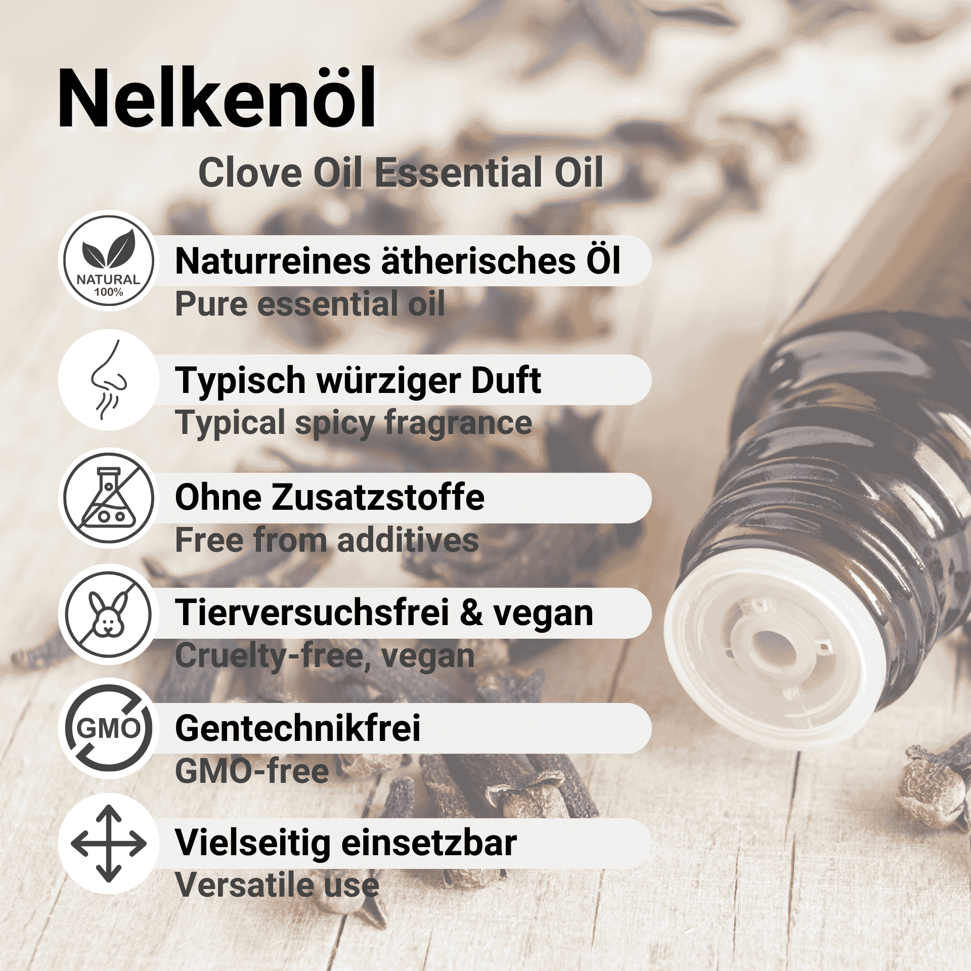 Clove oil benefits