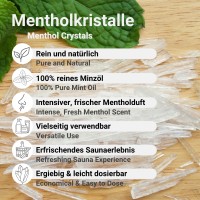 Vorschau: Mentholkristalle aus 100% Minzöl Vorschau: Mentholkristalle aus 100% Minzöl