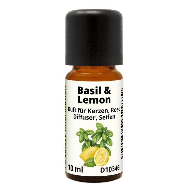 Basil & Lemon Duftstoff für Kerzen & Seifen 10 ml