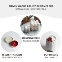 Vorschau: Bienenwachs RAL weiß Pastillen Kerzenwachs Vorschau: Bienenwachs RAL weiß Pastillen Kerzenwachs