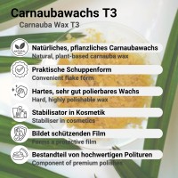 Vorschau: Carnaubawachs T3 Hellfettgrau Schuppen Vorschau: Carnaubawachs T3 Hellfettgrau Schuppen