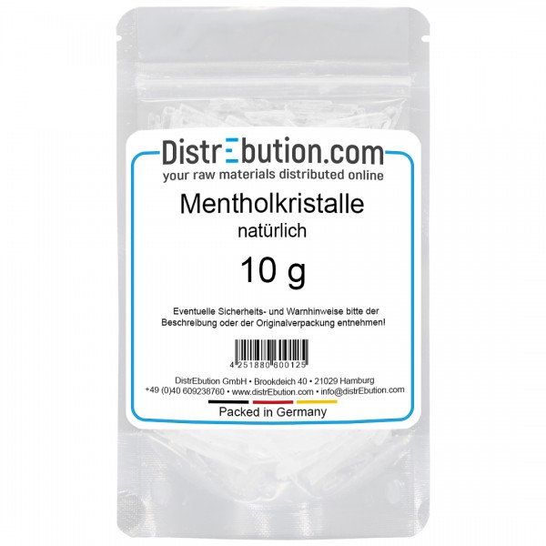 Menthol crystals (10 g)