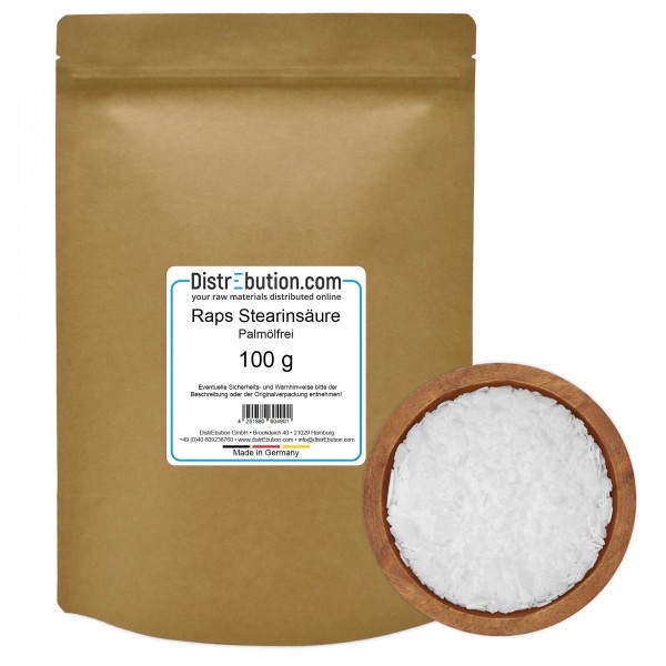 Rapeseed stearic acid palm oil free 100 g