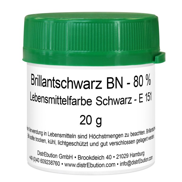 Brillantschwarz BN Lebensmittelfarbe Schwarz - E 151