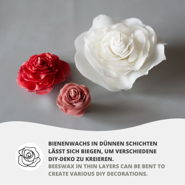 Bienenwachs RAL weiß Pastillen Kerzenwachs
