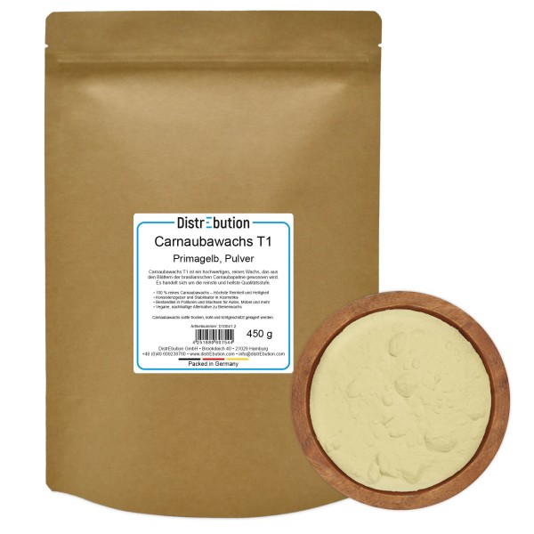 Carnauba Wax T1 Prime Yellow Powder