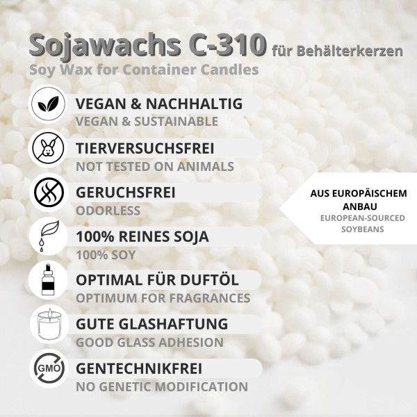 Soy wax pastilles NatureWax® C-310
