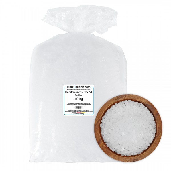 Paraffinwachs Pastillen 52 - 54°C Vollraffinat 10 kg