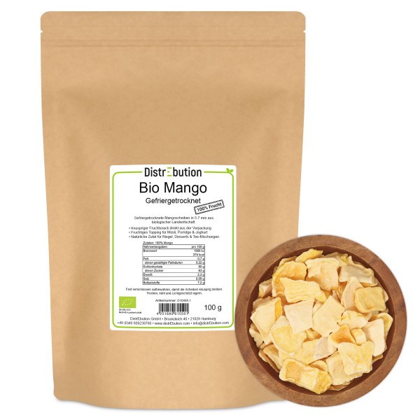 Organic Freeze-Dried Mango