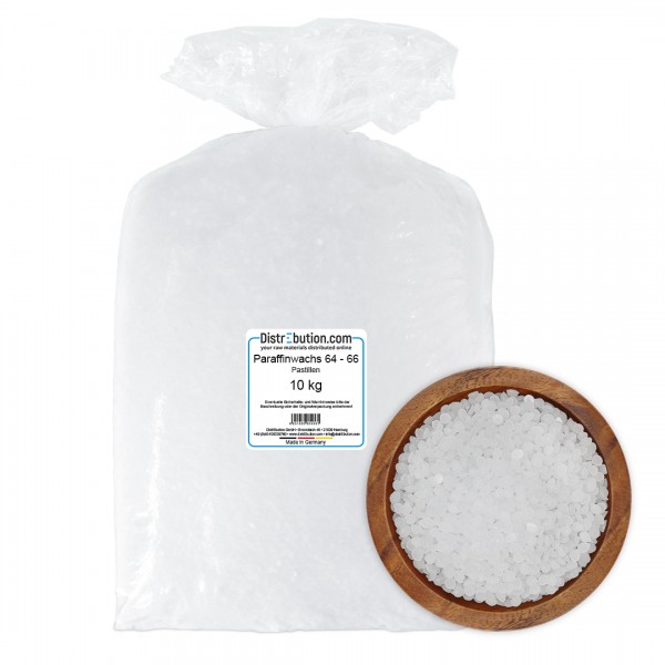 Paraffinwachs Pastillen 64 - 66°C Vollraffinat 10 kg