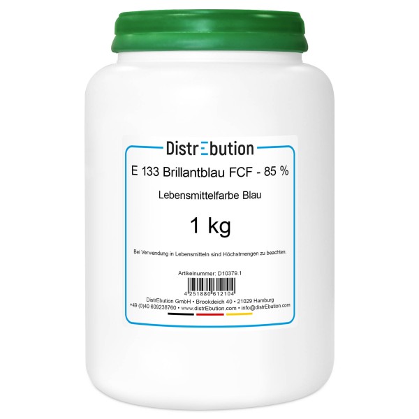 E 133 Brilliant Blue FCF Food Coloring Blue 1 kg