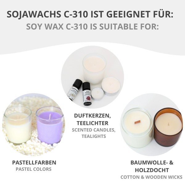 Soy wax pastilles NatureWax® C-310
